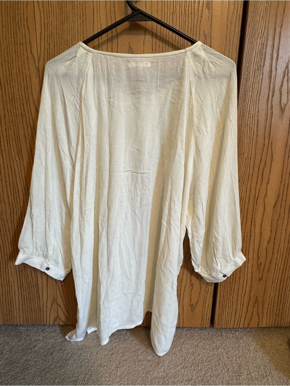 Maurices Lightweight Gauze Pullover Blouse - Picture 2 of 3